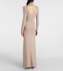 Cashmere turtleneck gown