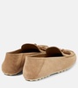 Dot Sole suede moccasins