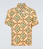 Greer printed bowling shirt