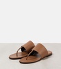 Signum leather thong sandals