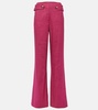 Sunny linen-blend twill flared pants