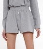 Cashmere-blend shorts