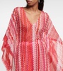 Zig-zag knit kaftan