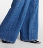 High-rise wide-leg jeans