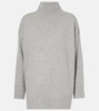 Wool and cashmere turtleneck sweater