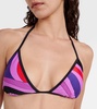 Marmo triangle bikini top