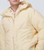 Oversized hooded down jacket 