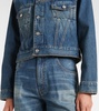 Cropped denim jacket