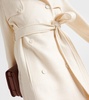 Eithne silk and wool trench coat