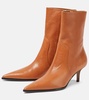 Ashley leather ankle boots