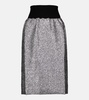 2 Moncler 1952 Lurex® wool-blend midi skirt