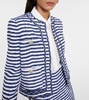 Matteo striped curly jacket