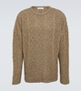 Aran wool-blend sweater