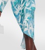 Coastline printed midi skirt