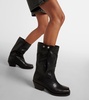 Ademe leather cowboy boots