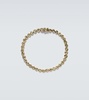 Blossom 18kt gold tennis bracelet with diamonds