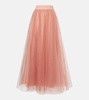 Tulle maxi skirt