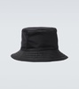 Logo nylon bucket hat