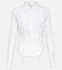 Household corset-style cotton shirt