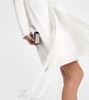 Bridal Maura satin wrap dress