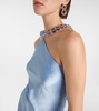 Cadence beaded satin gown