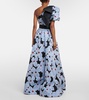 Georgina floral brocade gown