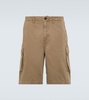 Mount herringbone cotton cargo shorts