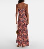 Paisley maxi dress