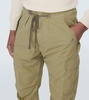 Enzyme cotton twill cargo pants