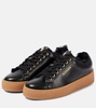 Lucerne shearling-lined leather sneakers