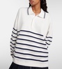 Wonder striped cotton polo sweater