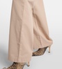 Pablo cotton twill wide-leg pants