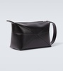 Puzzle Fold leather toiletry bag