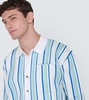 La Chemise Maille Polo striped shirt