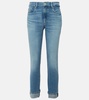 Low-rise slim jeans