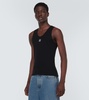 Anagram cotton-blend tank top