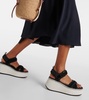 Nama suede platform sandals