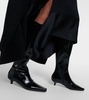 The Slim leather knee-high-boots