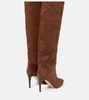 Suede over-the-knee boots