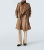 Gabardine trench coat