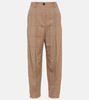 Aniston high-rise tapered cashmere pants