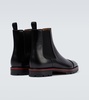 Melon leather Chelsea boots