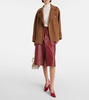 Wool wrap coat