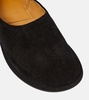 Black Canal Ballerina Flats