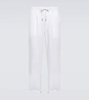 Linen straight pants