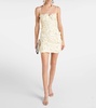 Bridal Flora embroidered minidress