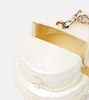 Pearl Cake embellished clutch