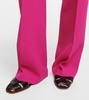 Vesta high-rise flared wool pants