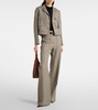 Christophe virgin wool flared pants