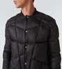 Flight quilted down jacket